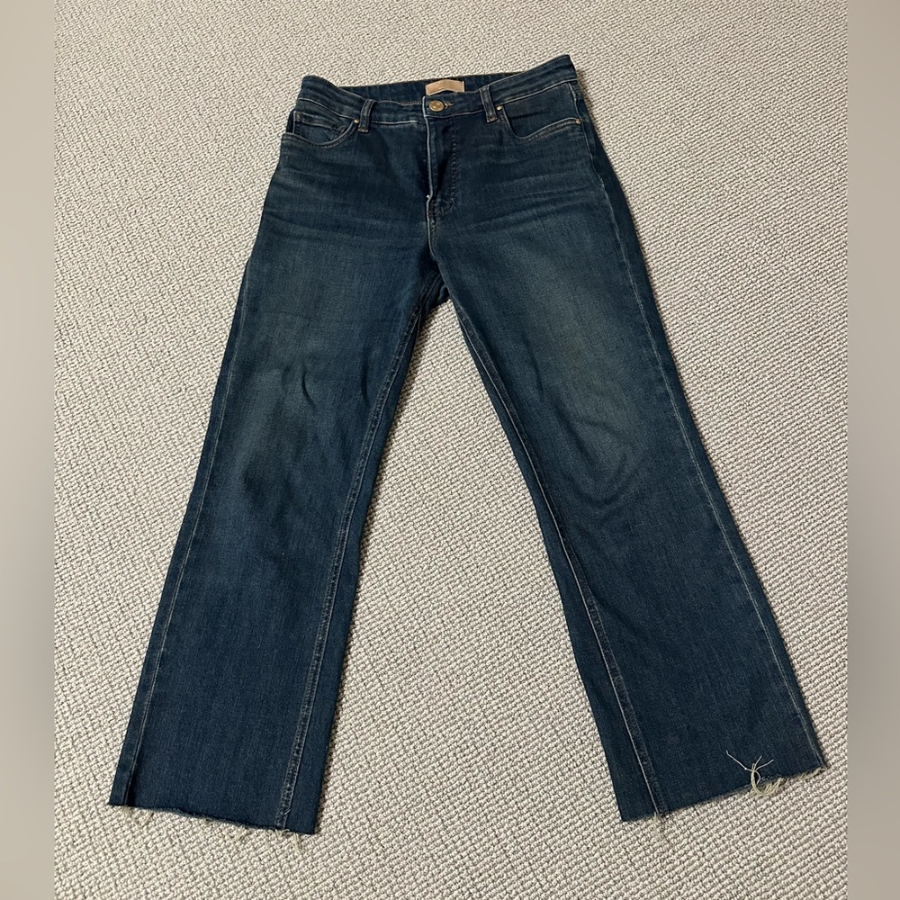 Size 2, Kut from the Kloth Kelsey Ankle Dark Blue Straight Leg Jeans